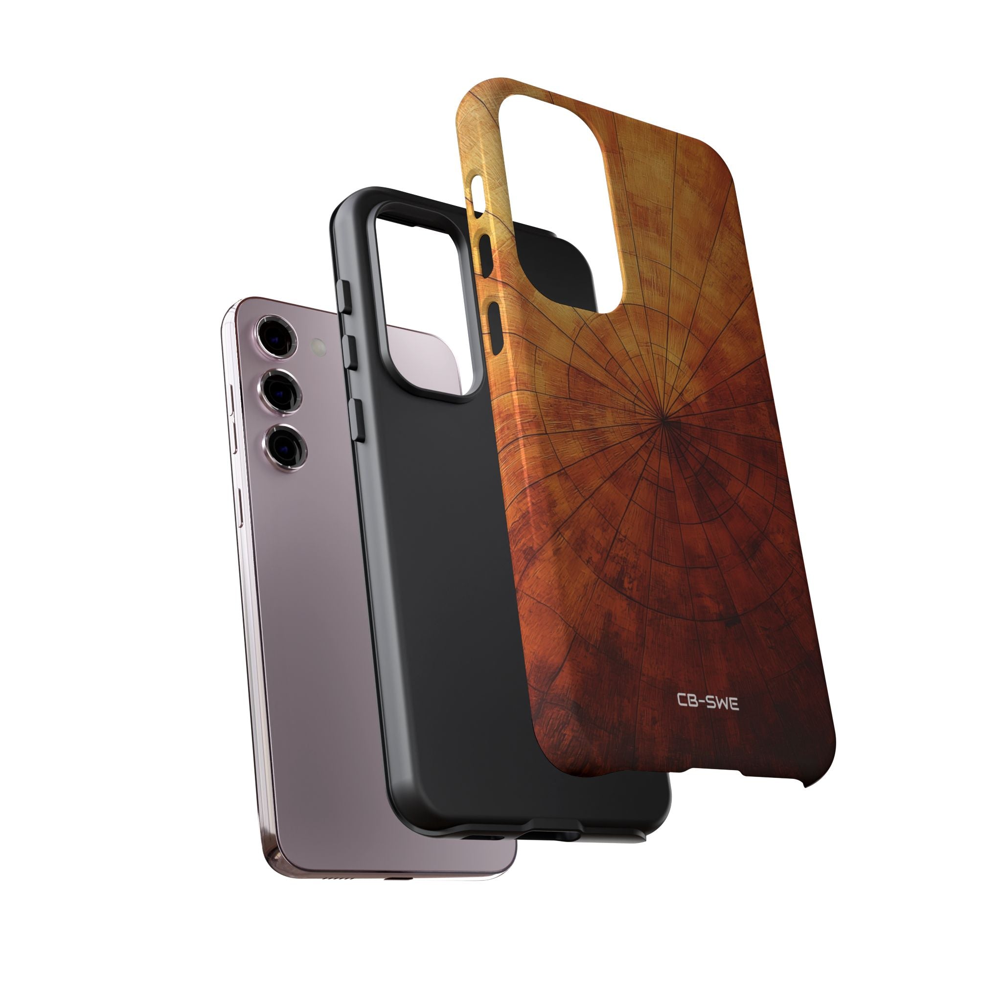 Warm Wood Swirls - Samsung Case