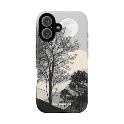 Moonlit Serenity: Minimalist Nature Design - for iPhone 16