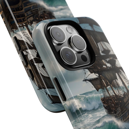 Blue Ship iPhone 16 Pro Case - Tough