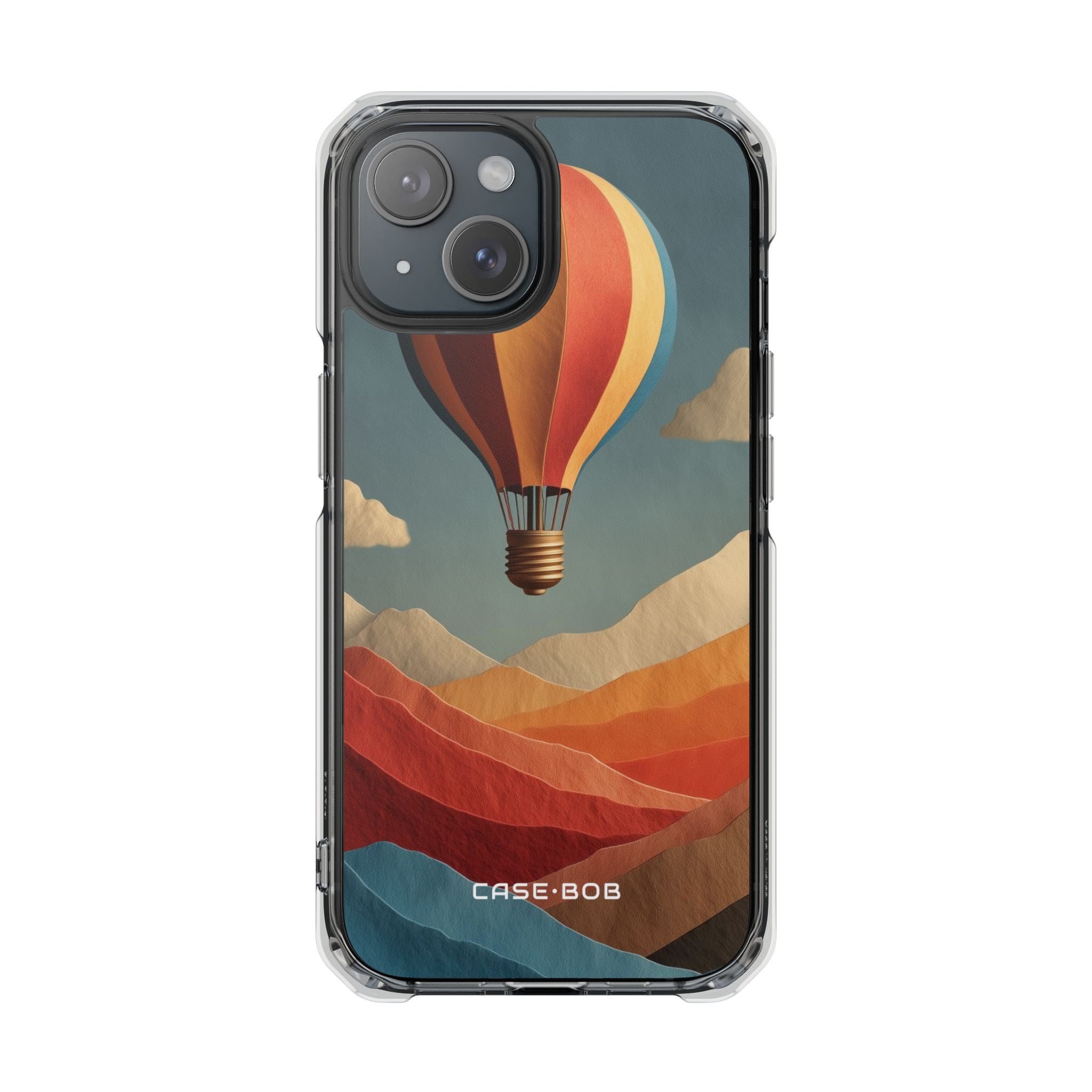 Striped Balloon Glow iPhone 15 Case - Impact