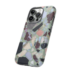 Terrazzo in Green - Protective Phone Case