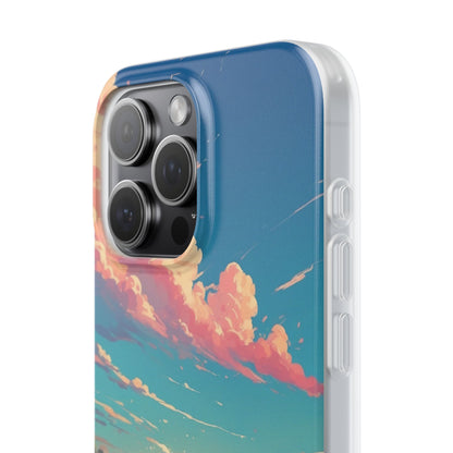 Turquoise Curl iPhone 15 Pro Max Case - Soft