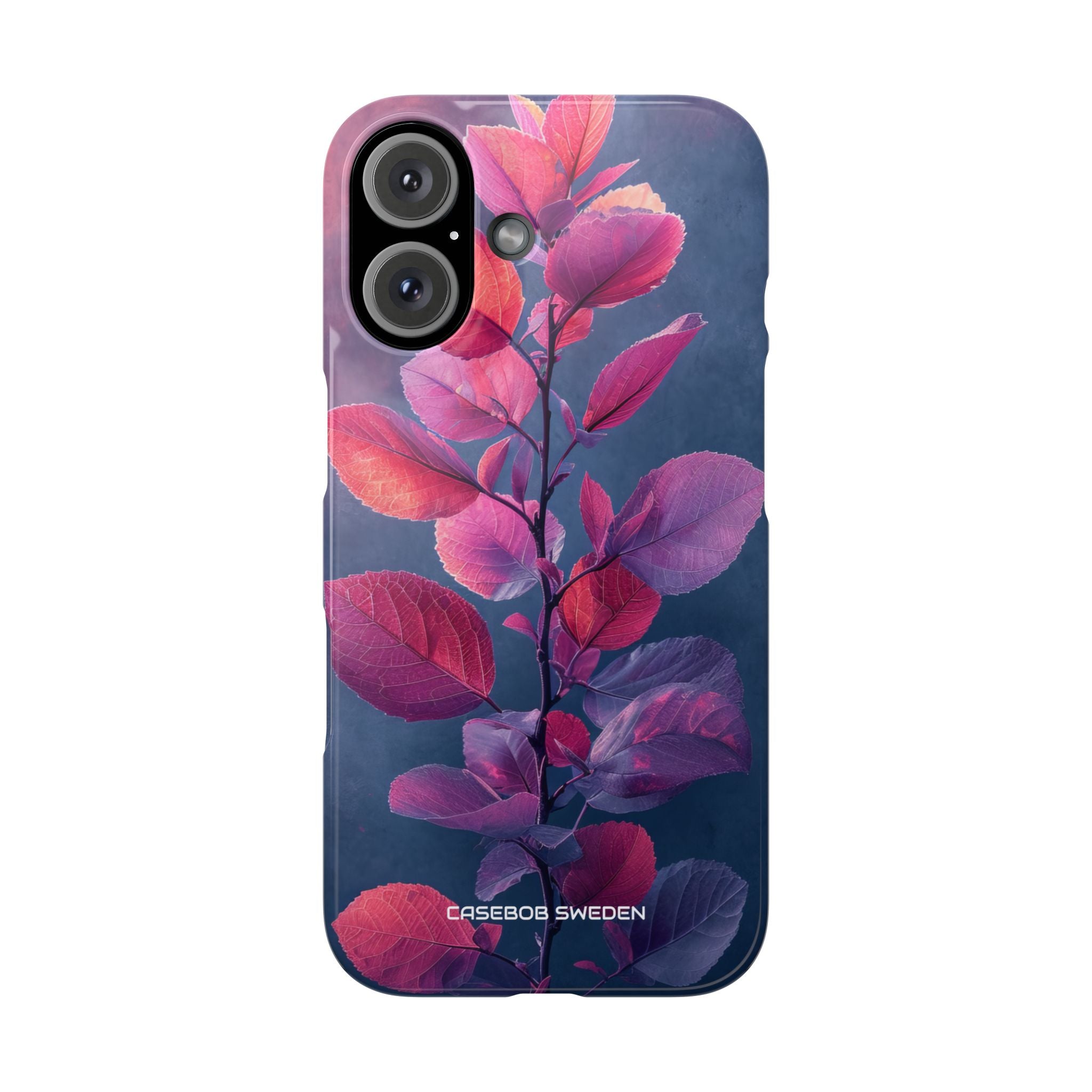 Pink Blue Nature - Slim iPhone 16 Phone Case