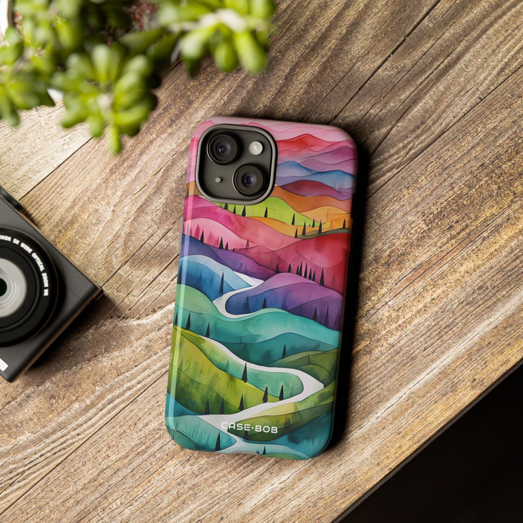 Winding Verdure iPhone 15 Case - Tough