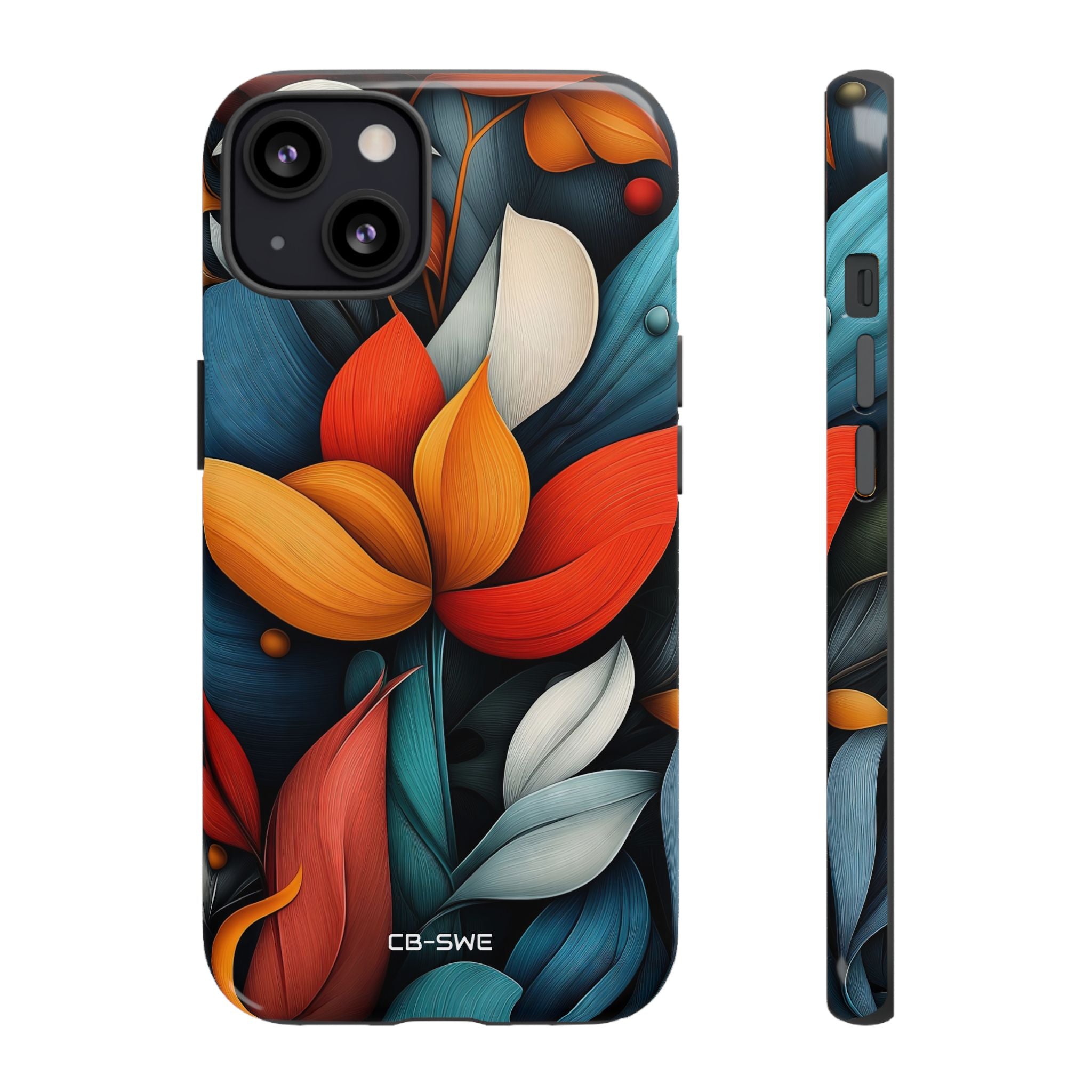 Vibrant Floral Harmony - iPhone Case