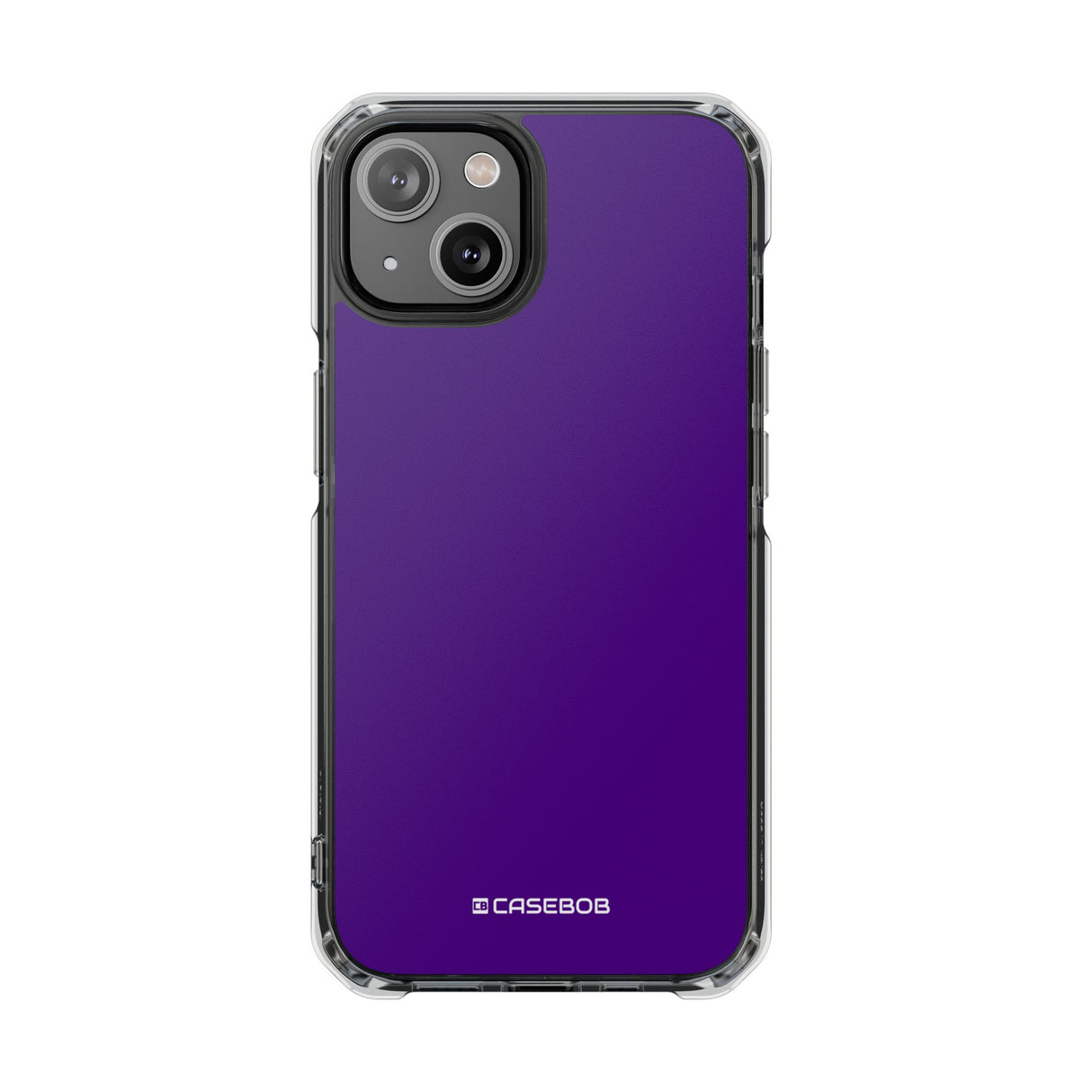 Indigo Color | Phone Case for iPhone (Clear Impact Case - Magnetic)