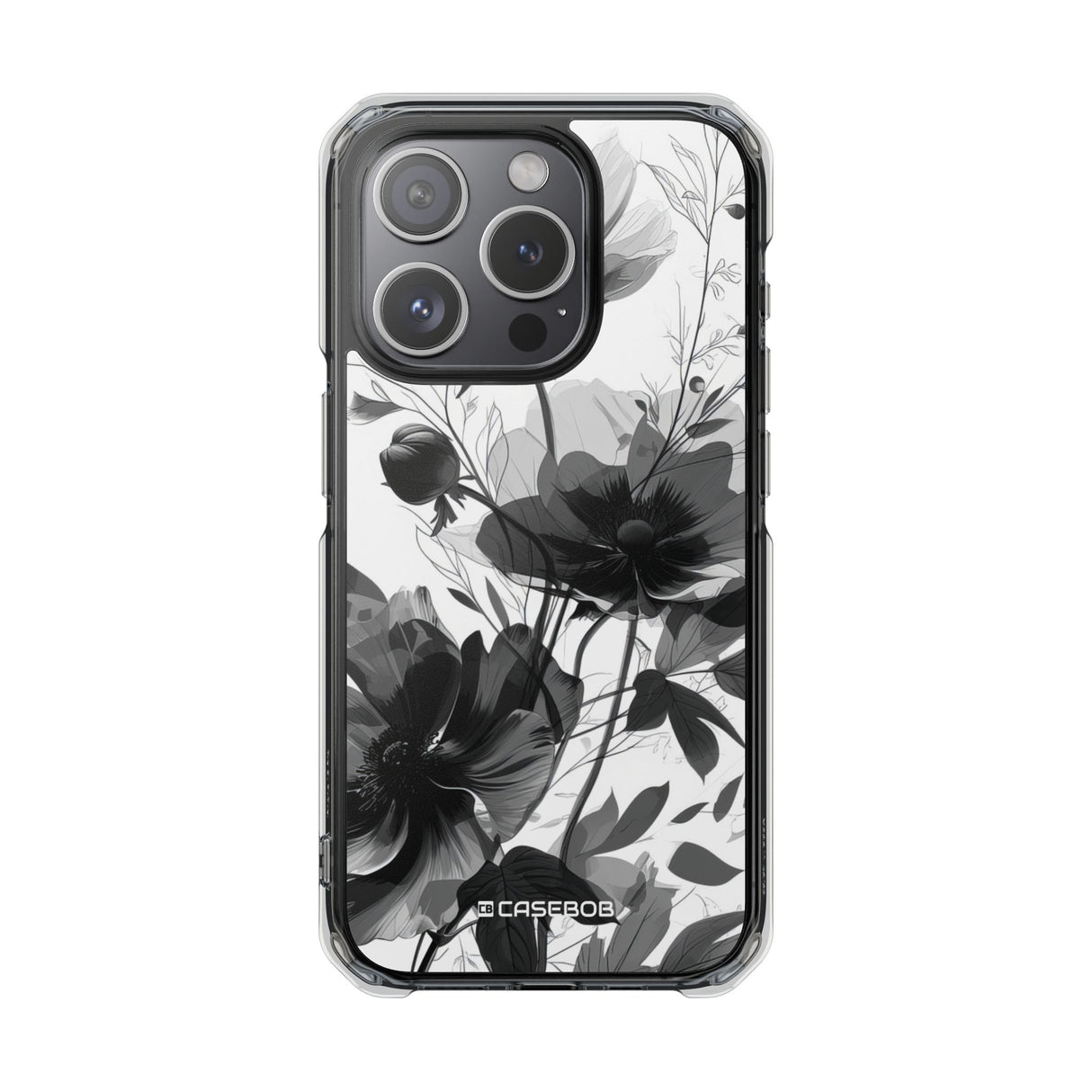 Botanical Elegance – Handyhülle für iPhone (Clear Impact – Magnetisch)