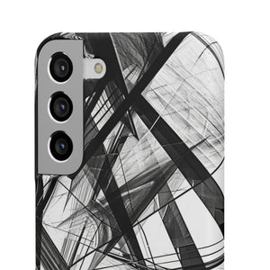 Monochrome Chaos | Slim Phone Case for Samsung