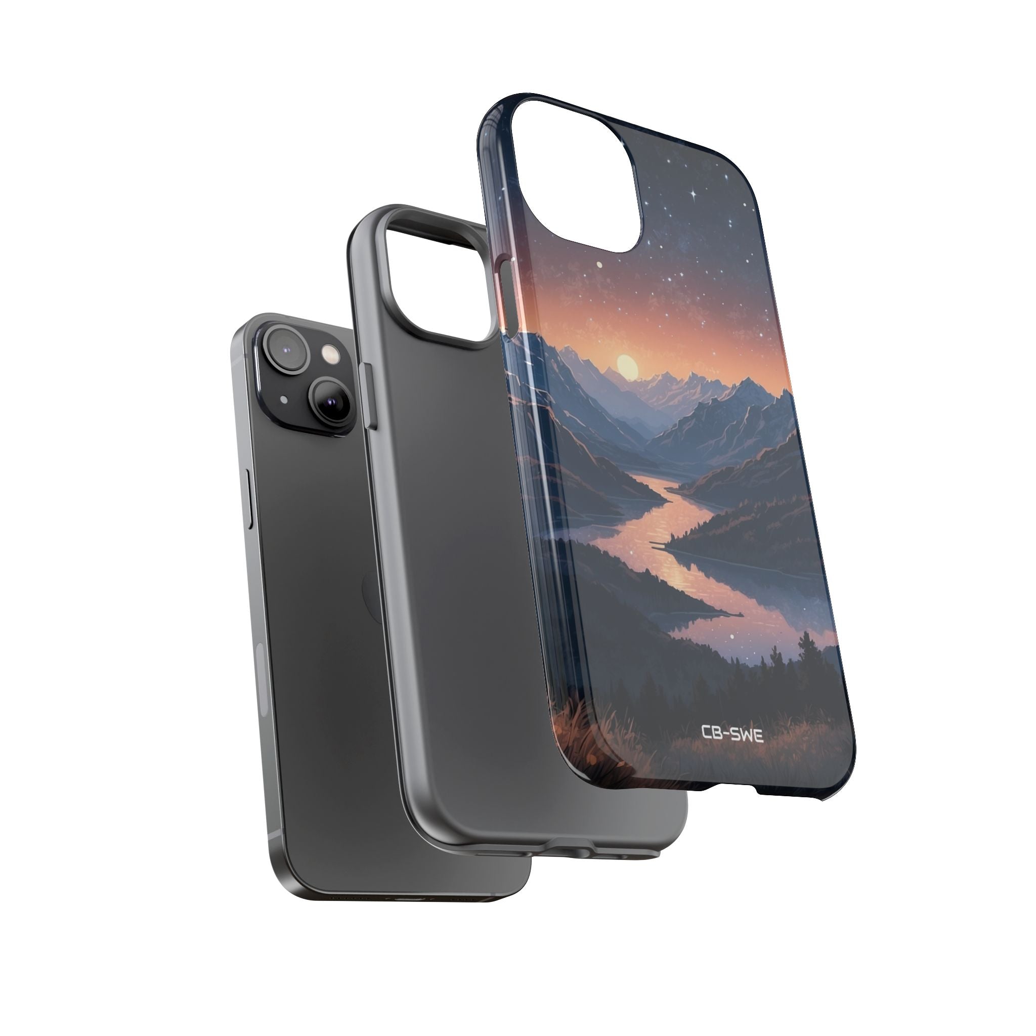 Mountains Embrace Light - iPhone Case