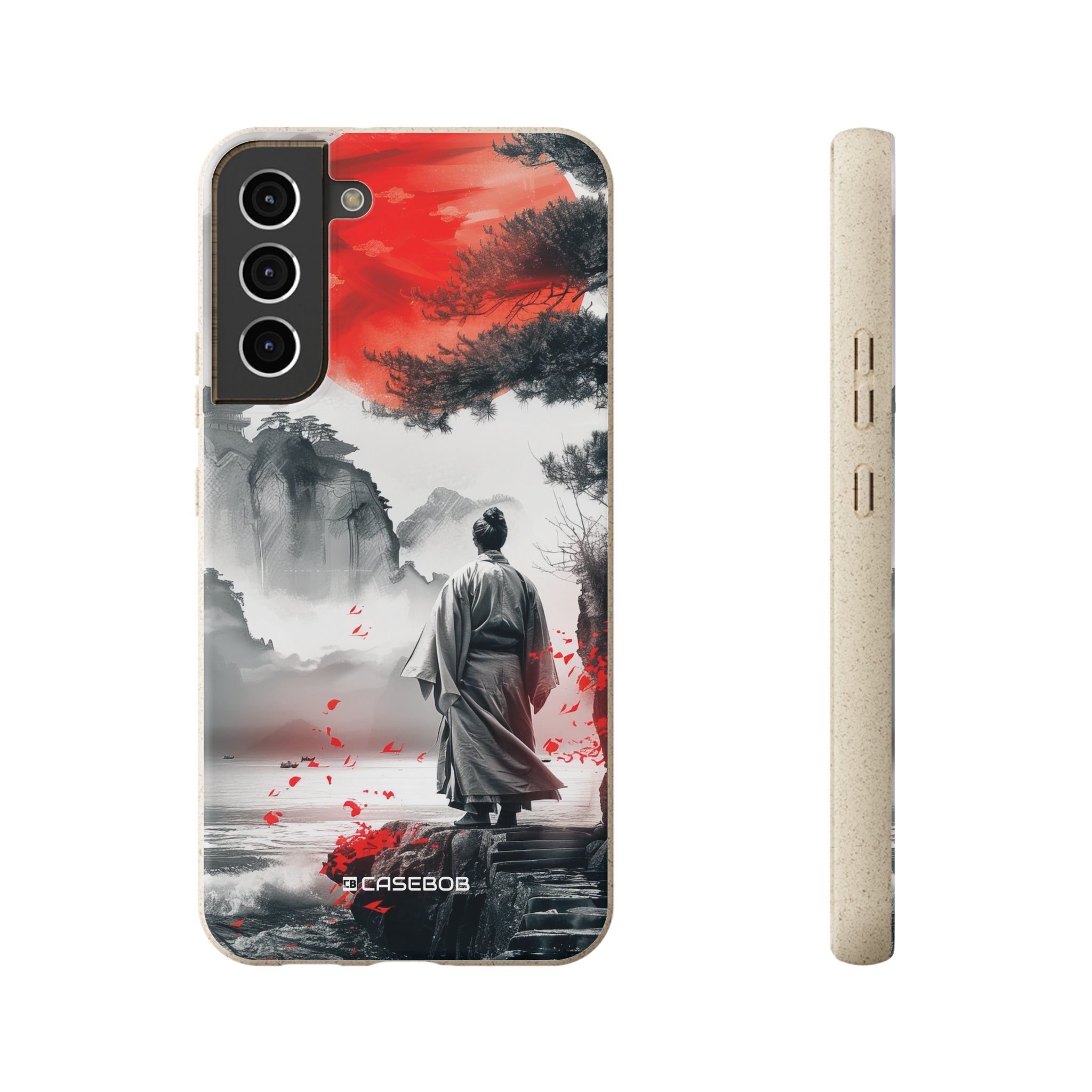 Serene Samurai Sunrise | Biodegradable Phone Case