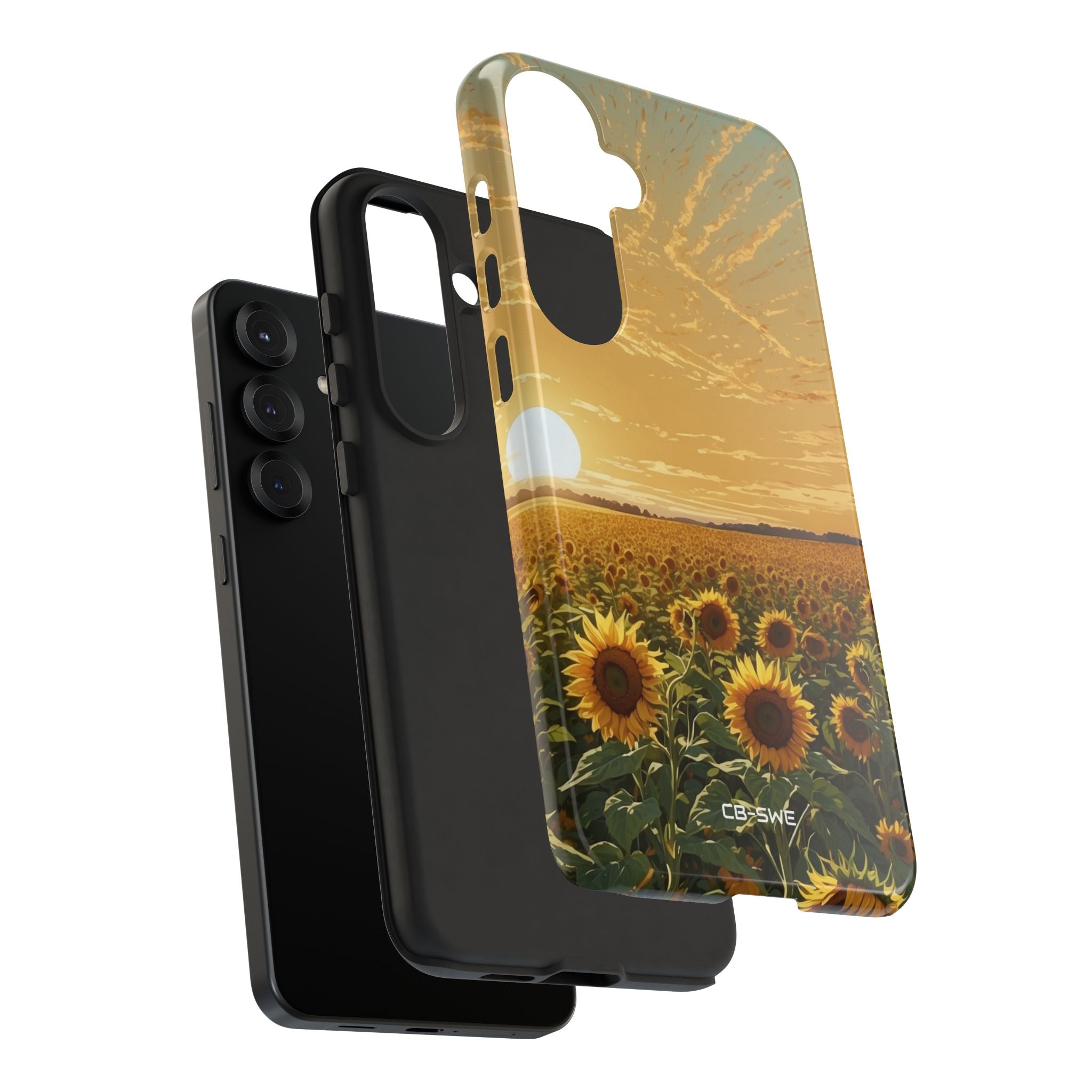 Sunflowers Embrace Sunset - Samsung Case