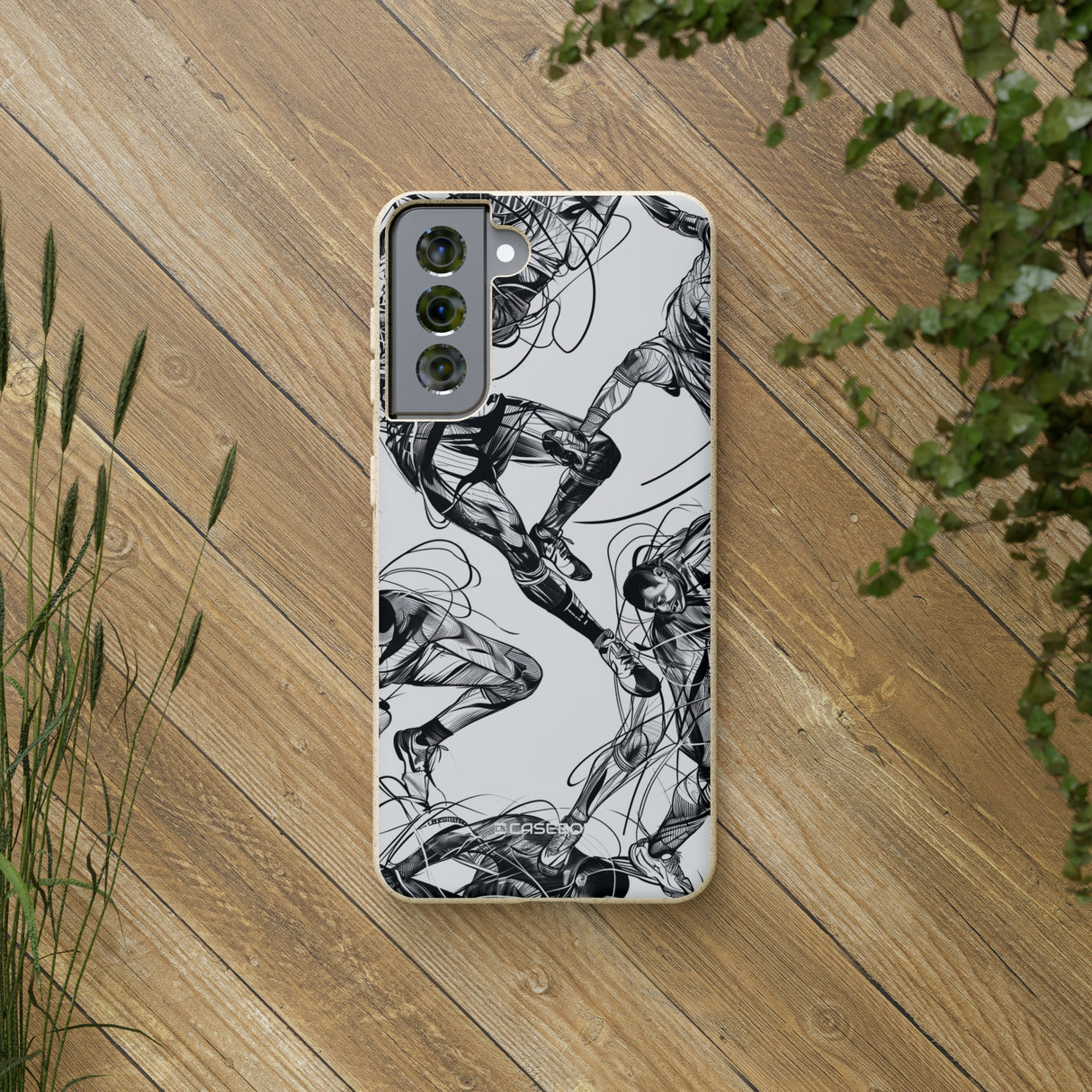 Dynamic Athletic Surrealism | Biodegradable Phone Case