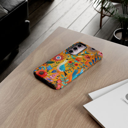Colorful Birds Bloom Samsung S23 Plus Case - Tough