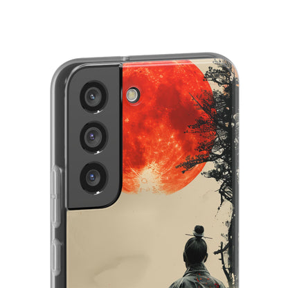 Crimson Contemplation | Flexible Phone Case for Samsung Galaxy