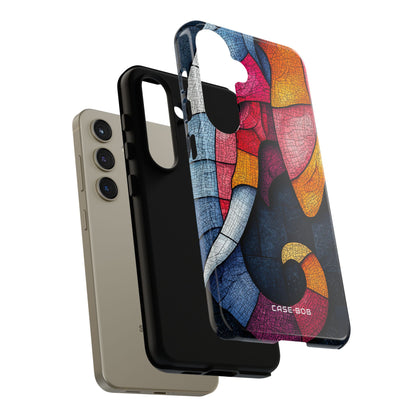 Elephant Mosaic Samsung S24 Case - Tough