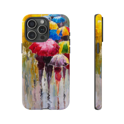 Oil Painting - Rainy Day - Protective Phone Case