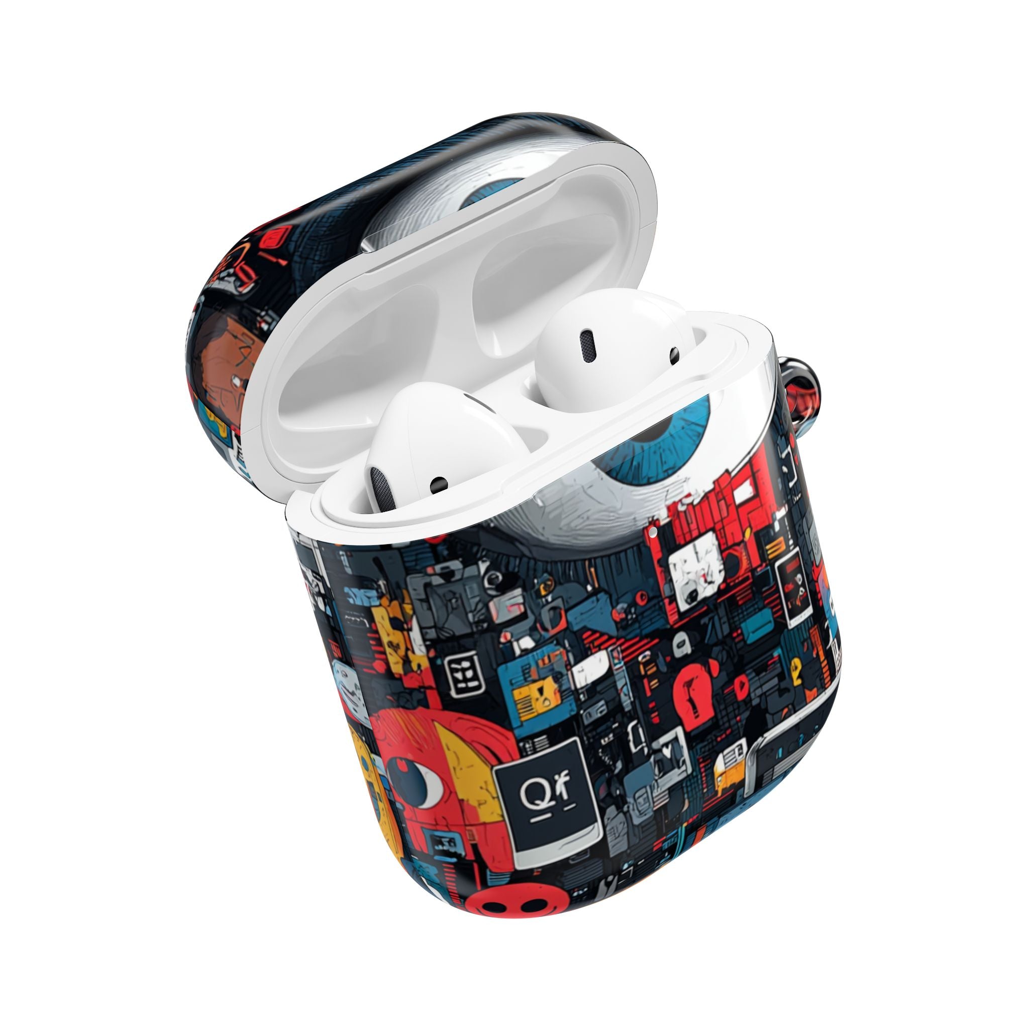 Sininen katse mosaiikki - AirPods Case