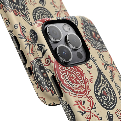 Vintage Paisley Elegance iPhone 15 | Tough+ Phone Case