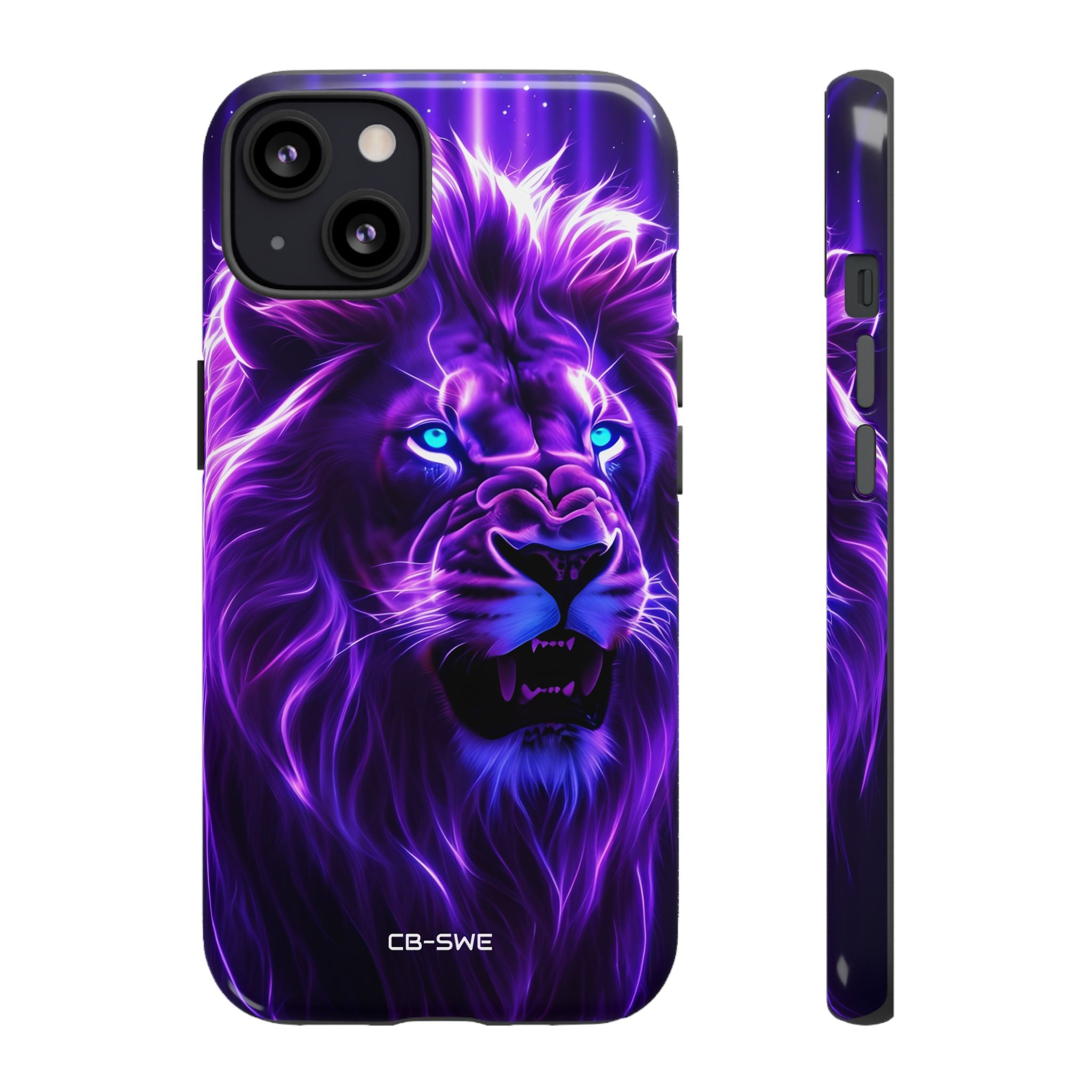 Neon Lion Majesty - iPhone Case