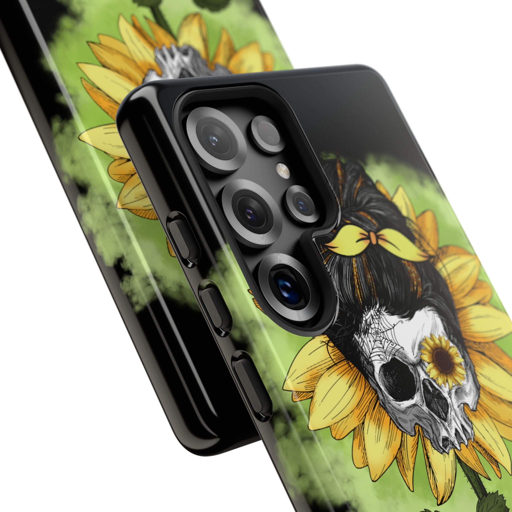 Sunflower Skull Fusion - Samsung Case