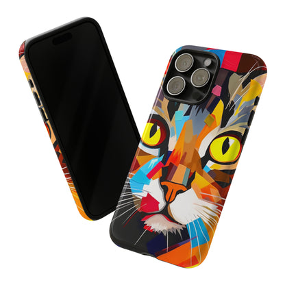 Abstract Kitty Palette Samsung Case (Protective)