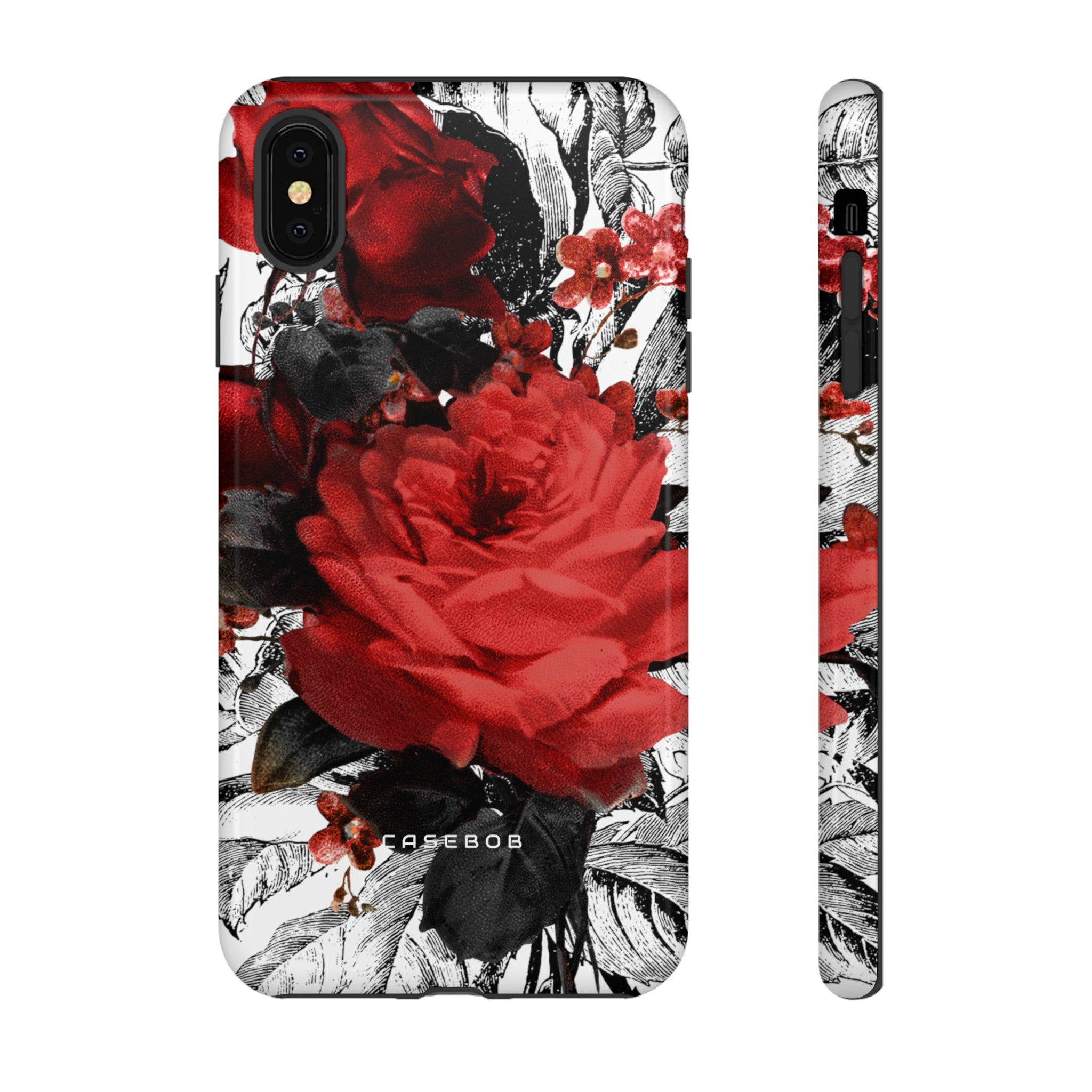 Cheruse Gothic Flower - Protective Phone Case