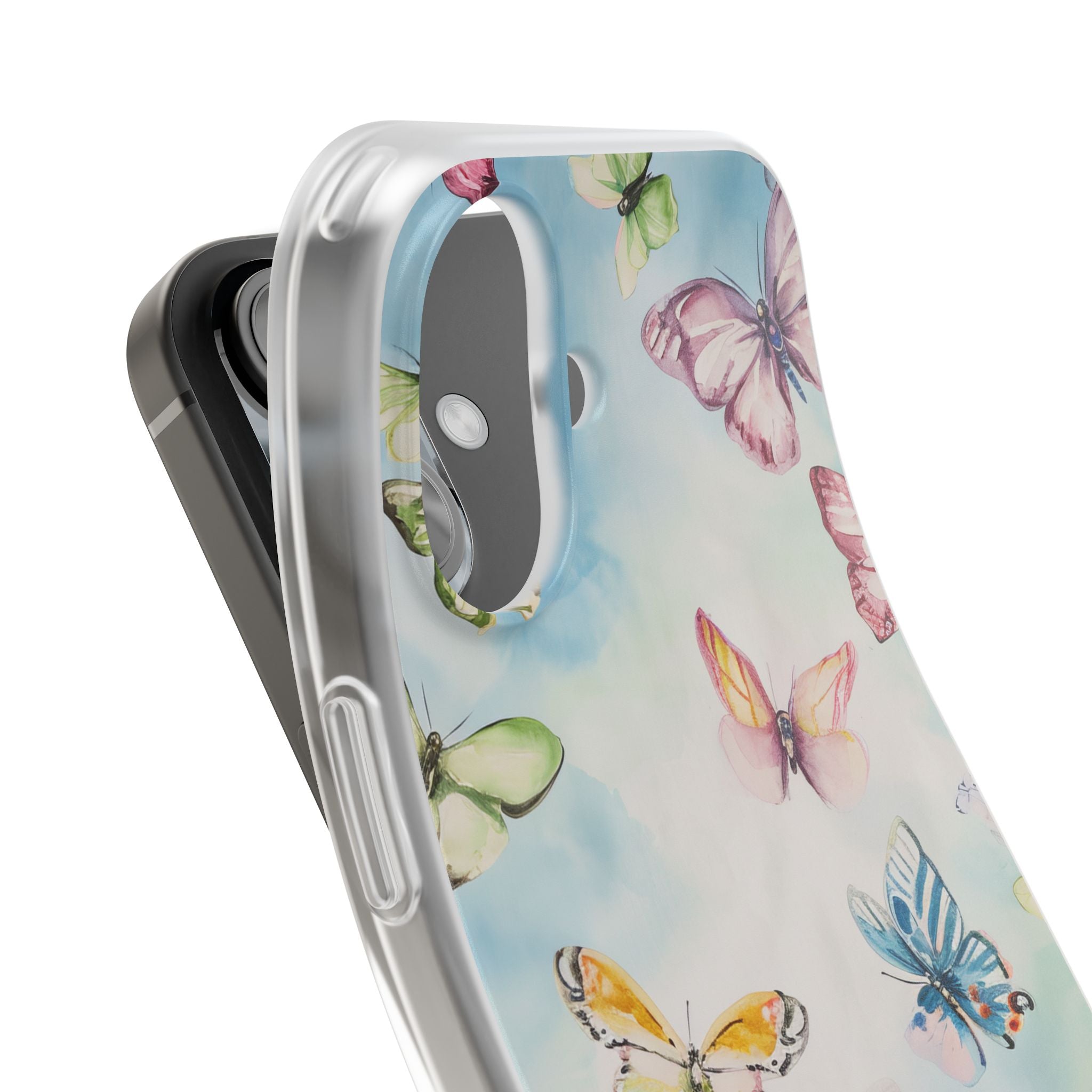 Watercolor Butterfly Bliss - Flexi iPhone 16 Phone Case