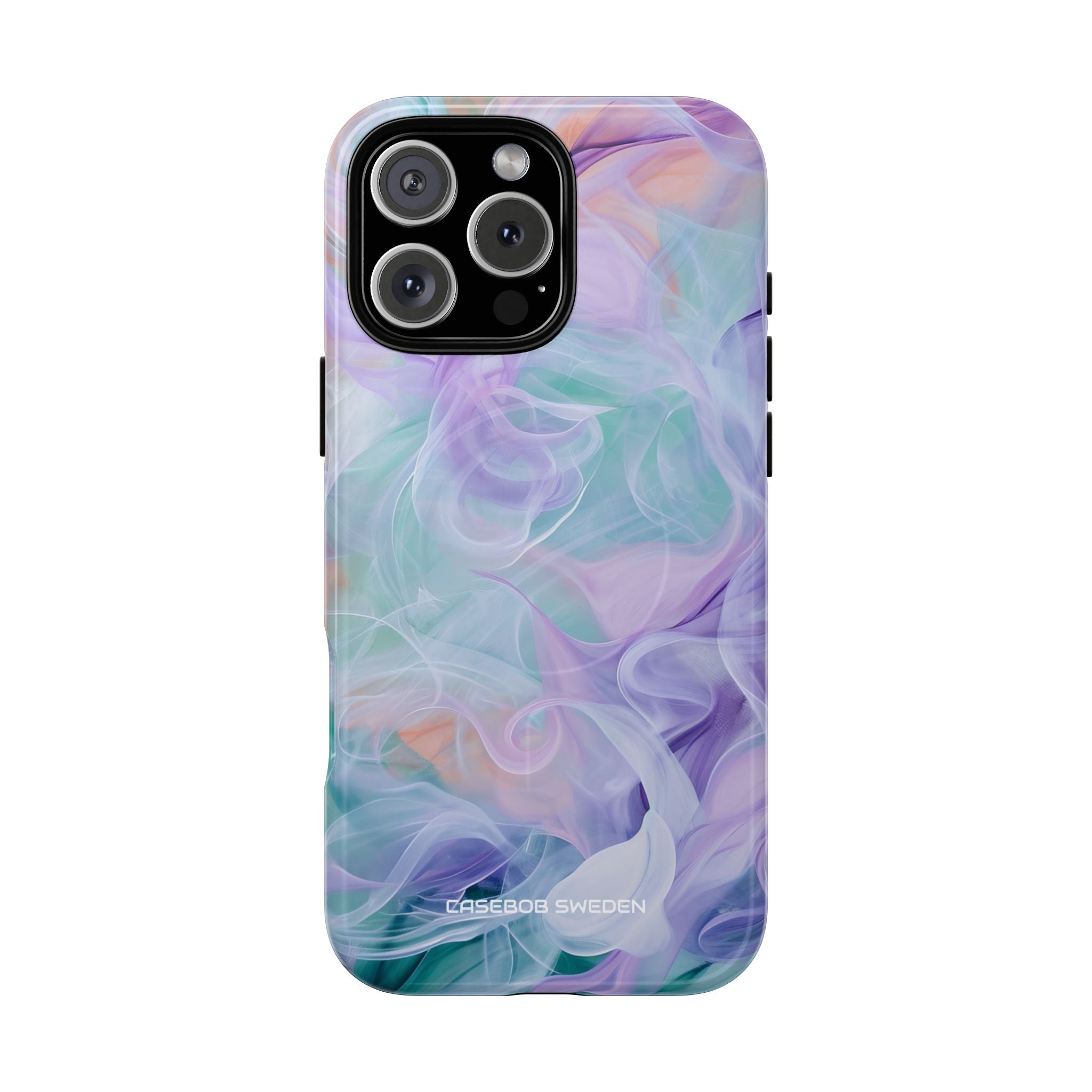 Purple Peach Whirl - Tough + MagSafe® iPhone 16 Phone Case