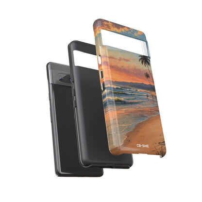 Golden Waves Embrace - Google Pixel Case