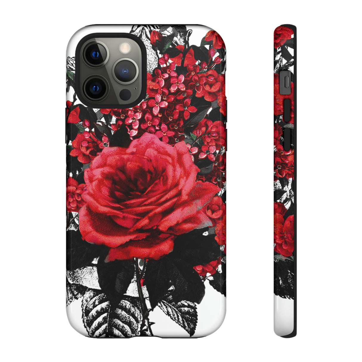 Rola Rose Gothic Flower - Protective Phone Case