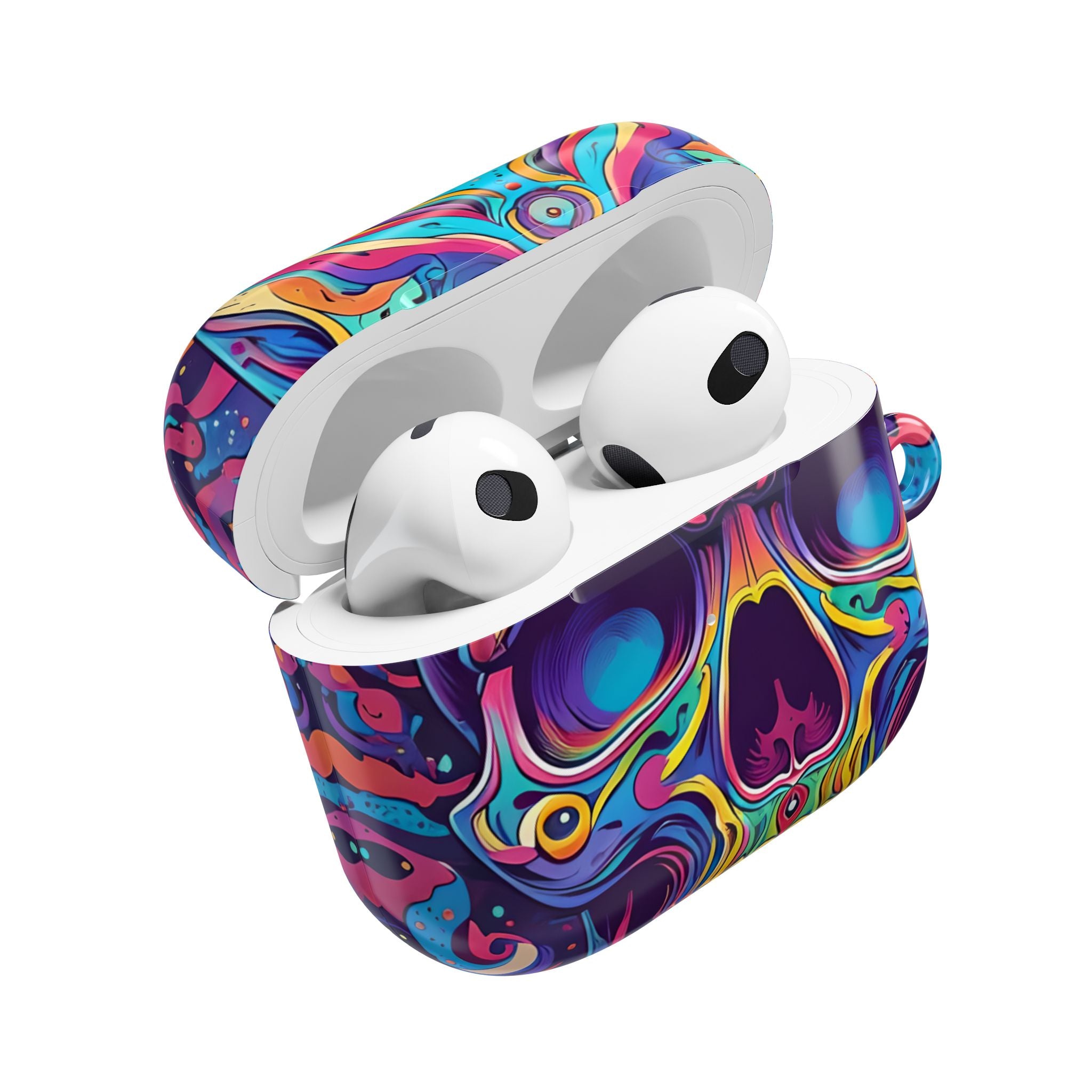 Psychedelic Skull - AirPods Case