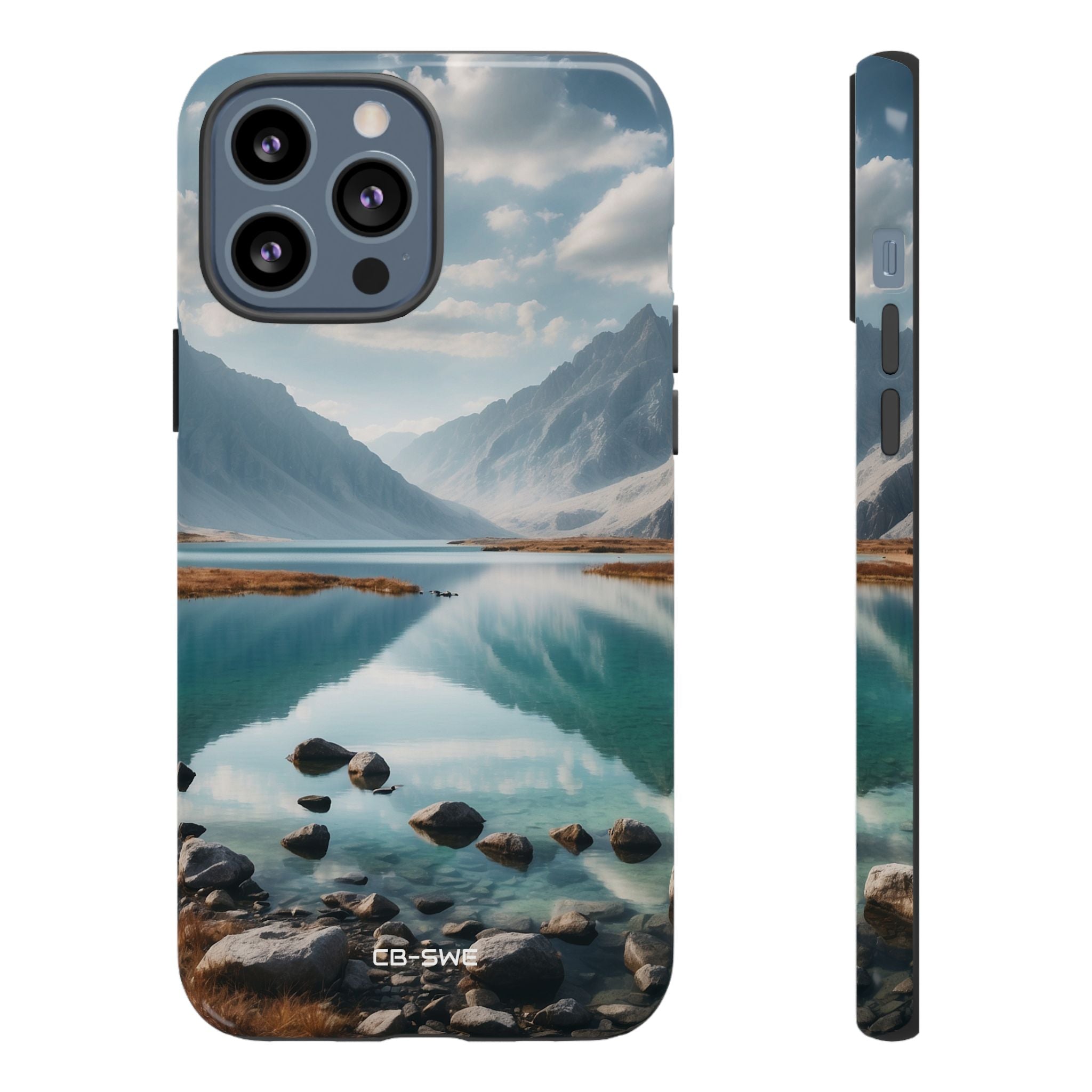 Mountain Reflections Swim - iPhone Case
