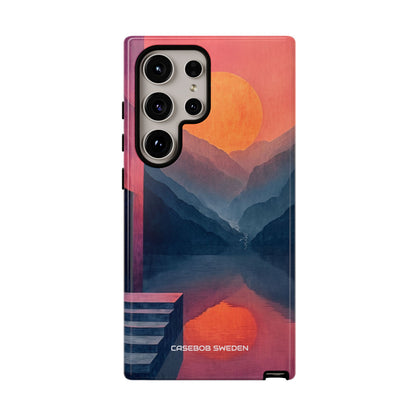 Surreal Sunset Landscape - Tough Samsung S24 Phone Case