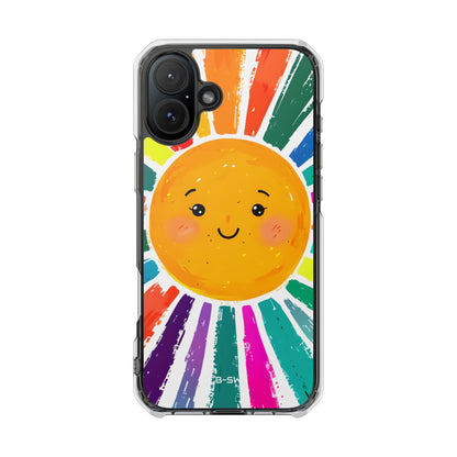 Radiant Smiling Sun iPhone Case - Impact