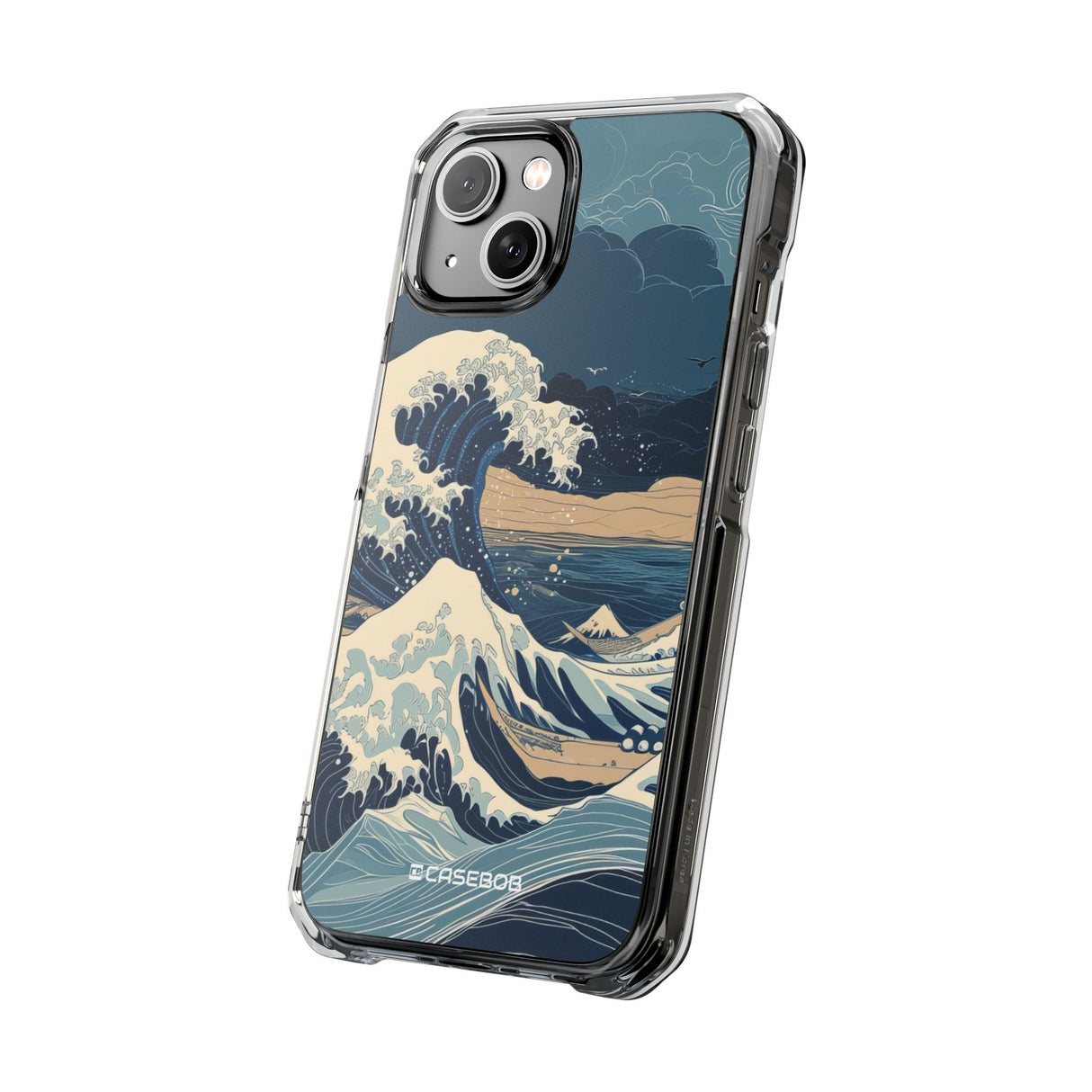 Oceanic Reverence - Phone Case for iPhone (Clear Impact - Magnetic)