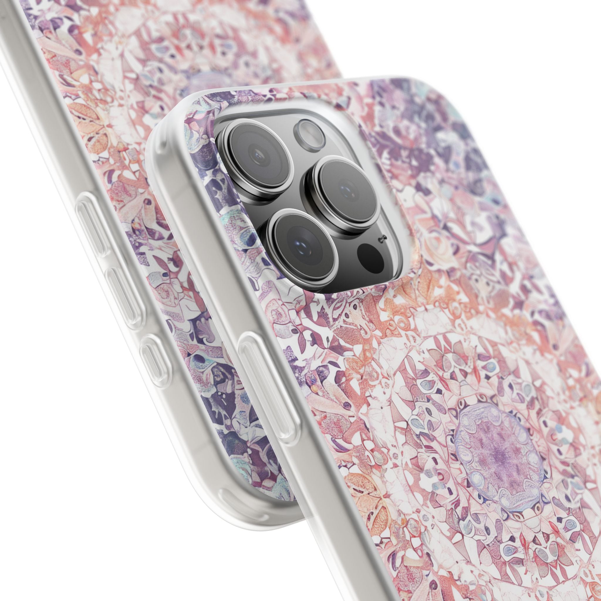 Purple Pink Mandala - Flexi iPhone 16 Phone Case