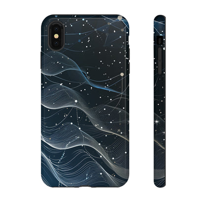 Connectivity Wave: Network Gradient - Protective Phone Case