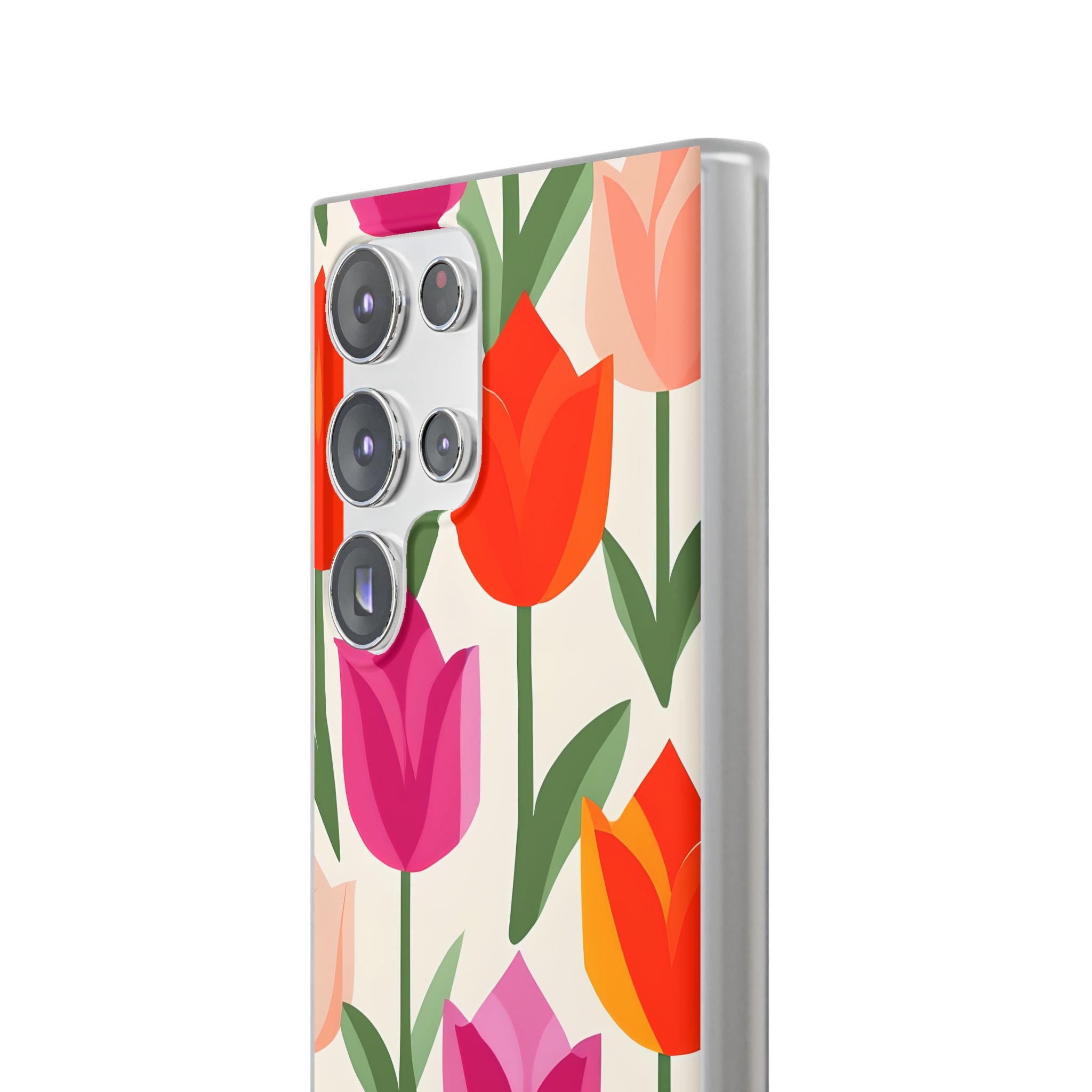 Tulip Harmony Green Samsung S23 Ultra - Soft Case