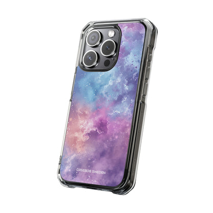 Cosmic Nebula Swirls - Clear Impact iPhone 15 Phone Case