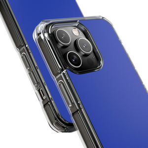 Jeansblau | Handyhülle für iPhone (Clear Impact Case – magnetisch)