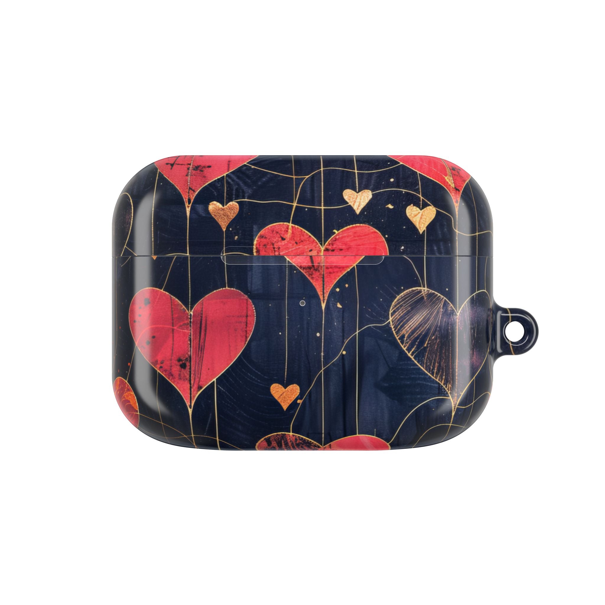 Rauhallinen sydänruudukko - AirPods Case