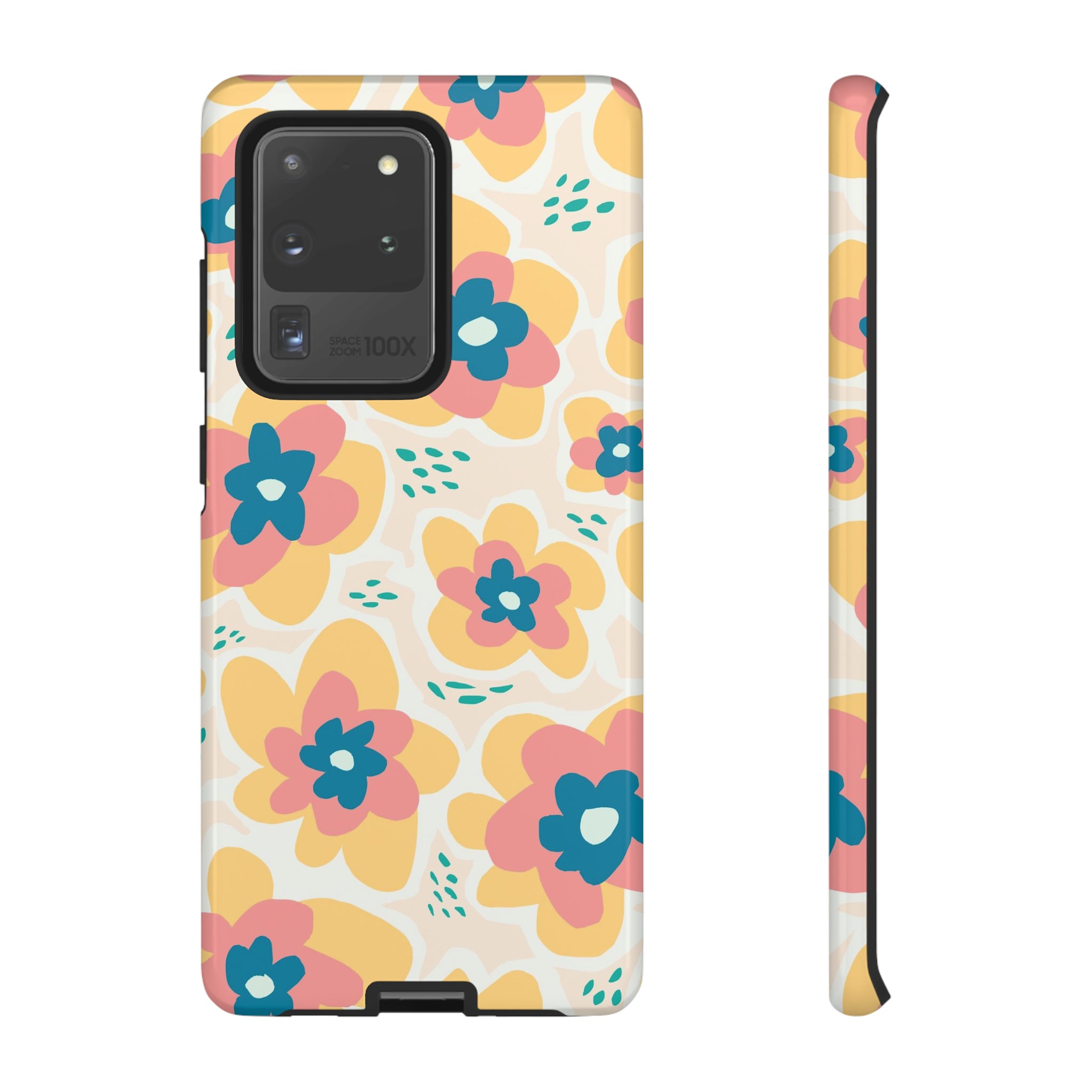 Yellow Happy Flower - Protective Phone Case