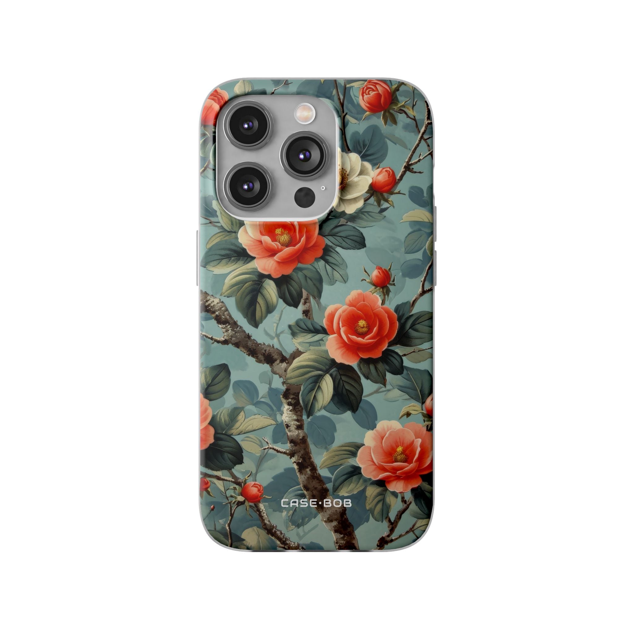 Coral Bloom iPhone 14 Pro Case - Soft