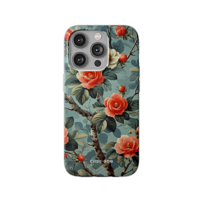 Coral Bloom iPhone 14 Pro Case - Soft
