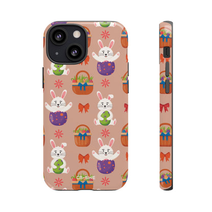 Bunnies Hold Eggs - iPhone Case