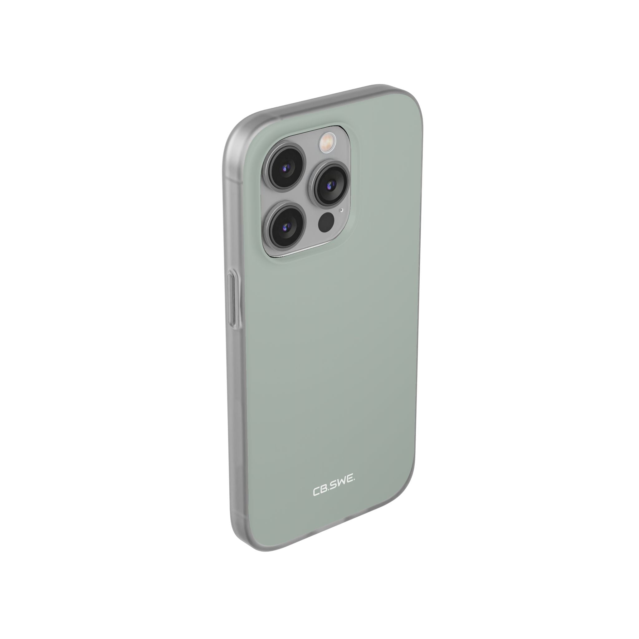 Aschgraue iPhone-Hülle – Flexi
