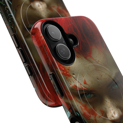 Red Spike Gaze iPhone 17 Case - Tough+