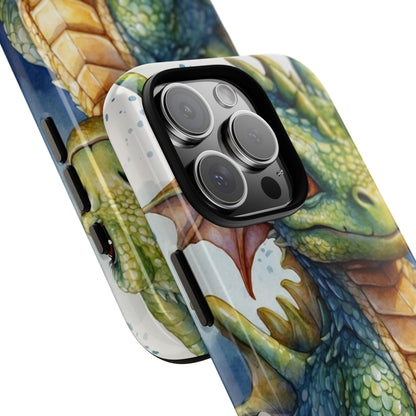 Green Dragon Smiles - iPhone Case