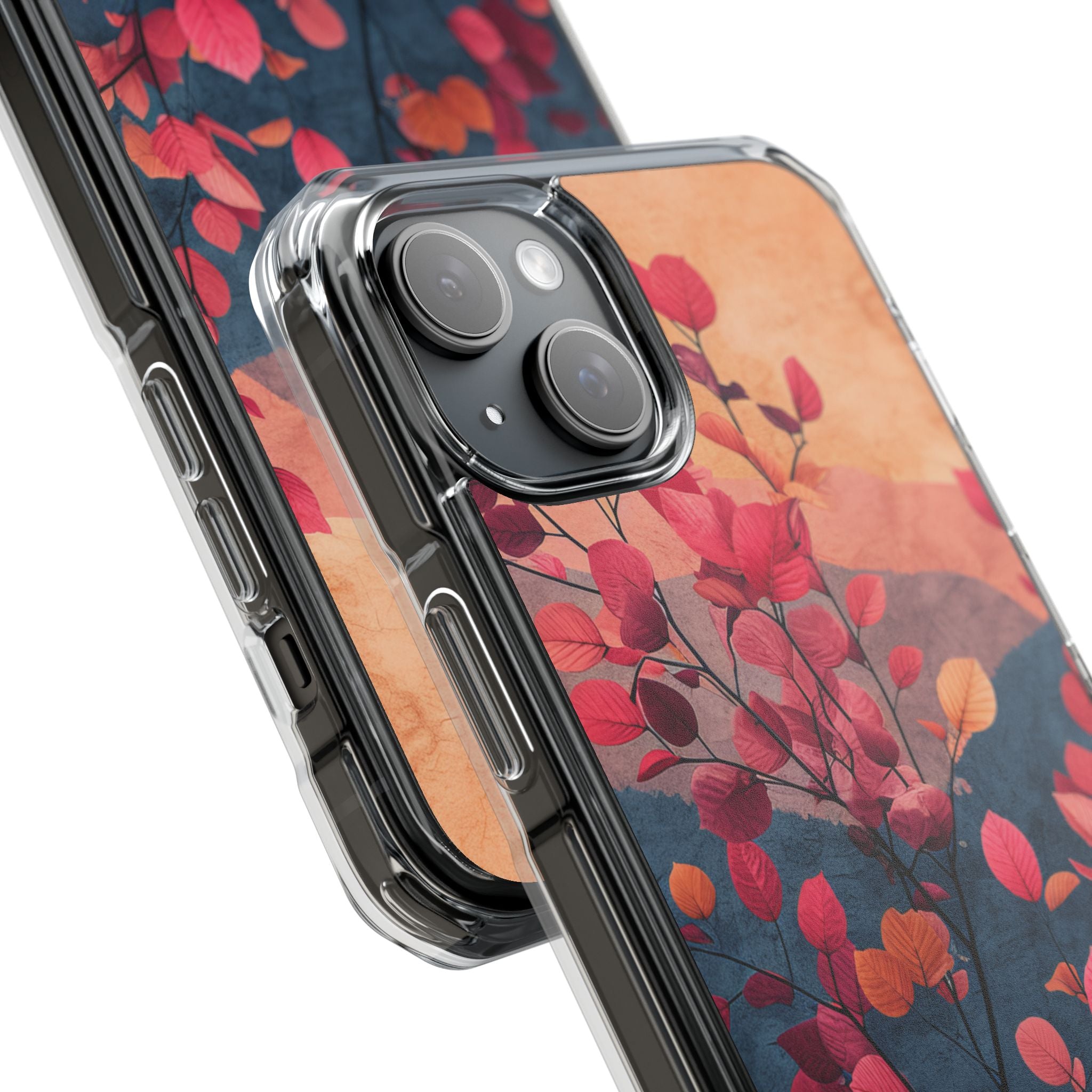 Autumn Tree Harmony - Clear Impact iPhone 15 Phone Case