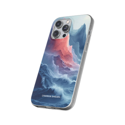 Mountain Wave Serenity - Flexi iPhone 14 Phone Case